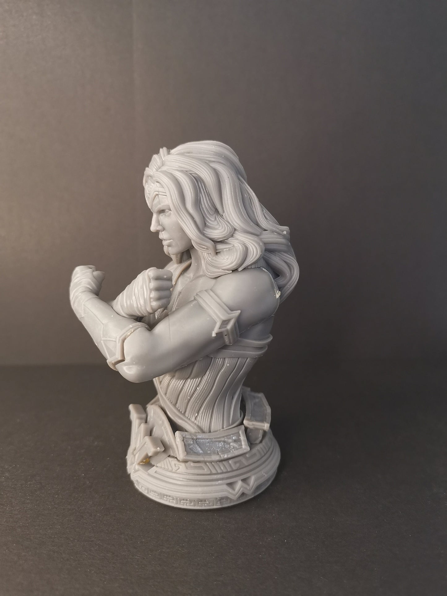 Wonder Woman Fan Art 3D Printed Bust - 100mm to 210mm - Resin 3D Printed