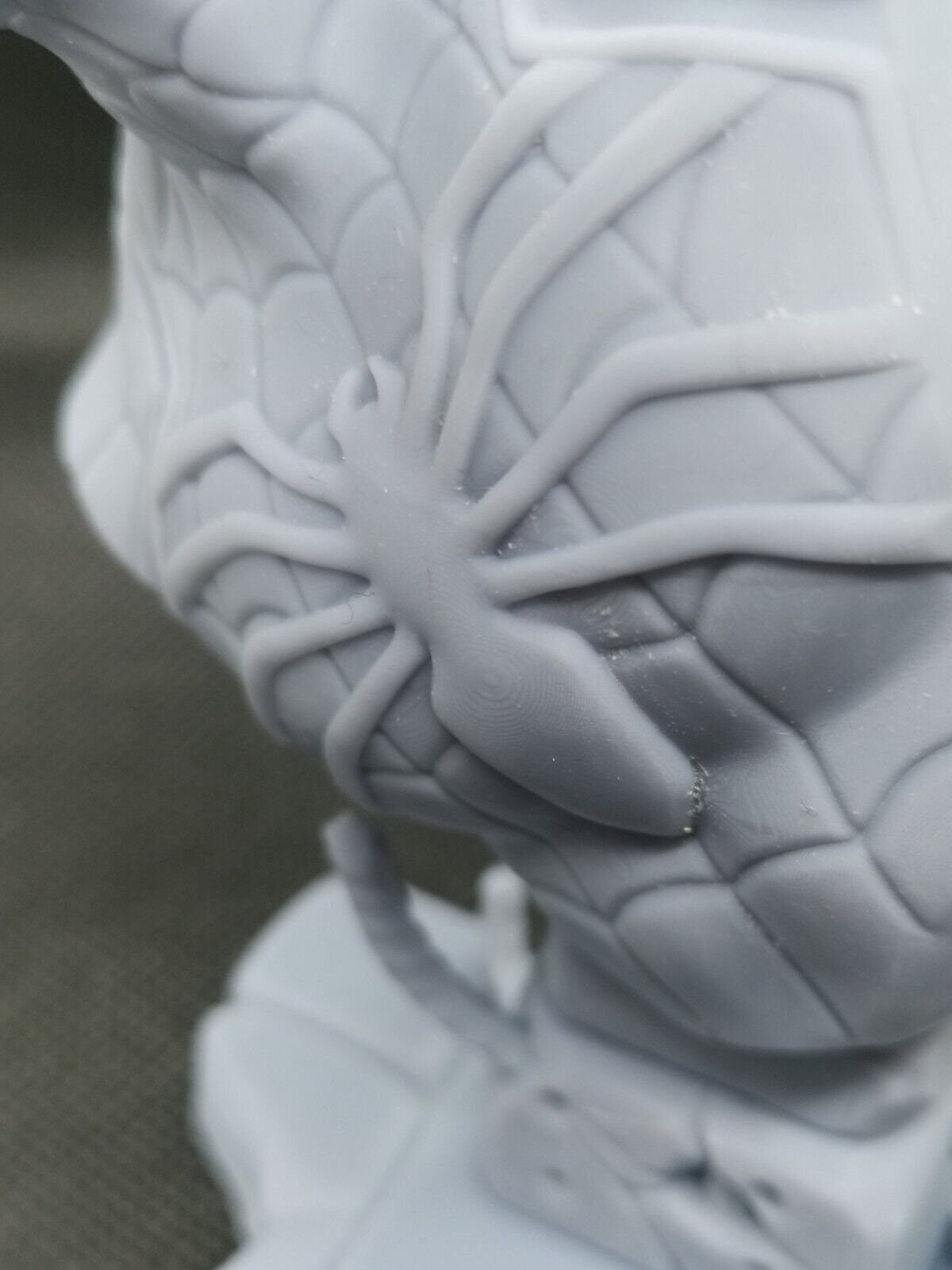Spiderman Bust (fan art) Figurine 3D Resin Printed - 5" (125mm) - High Quality