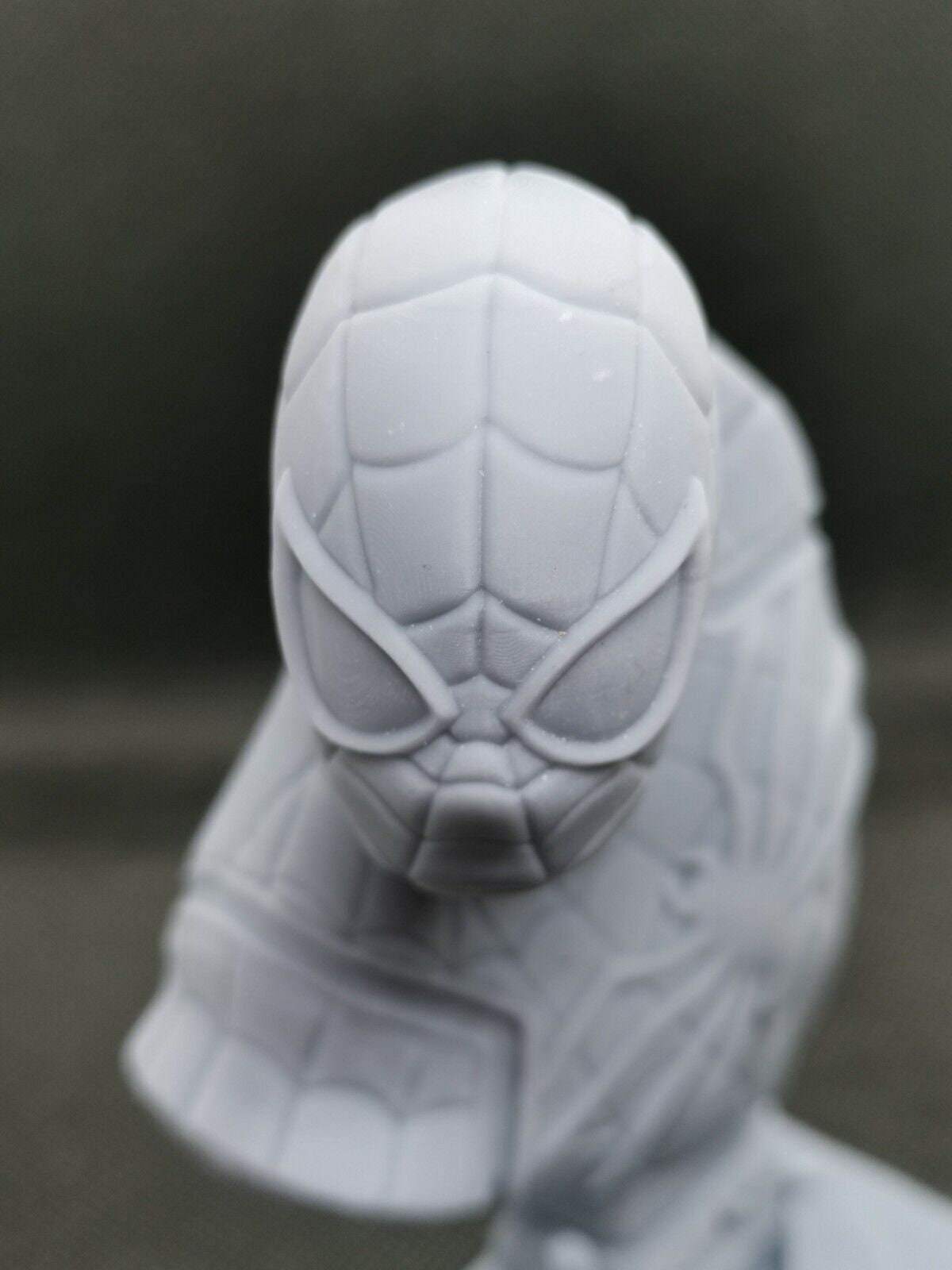 Spiderman Bust (fan art) Figurine 3D Resin Printed - 5" (125mm) - High Quality
