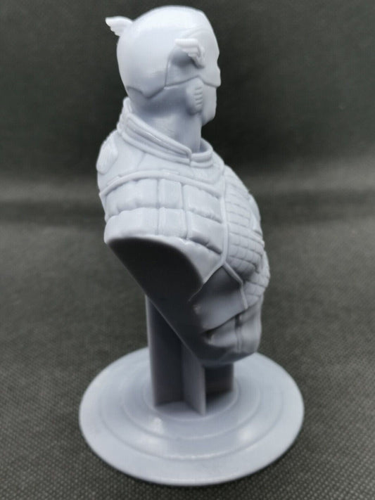 CAPTAIN AMERICA 3D Printed Resin Bust 125mm (5")