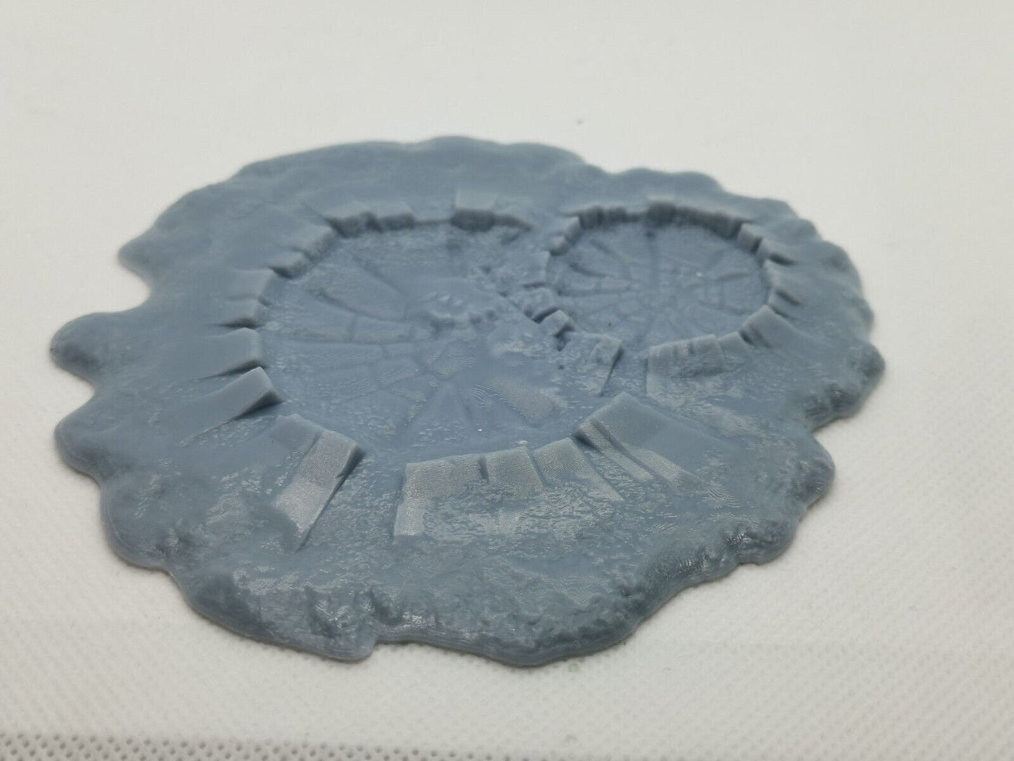 3 x blast craters - large, medium, small terrain tabletop Miniatures games