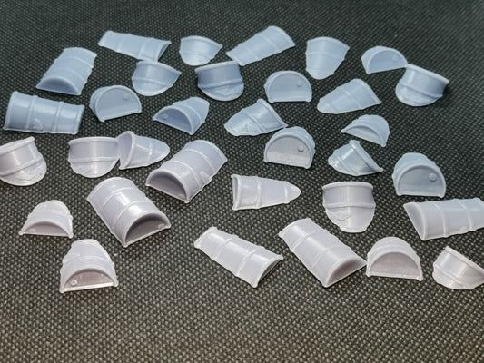 Sunken / Submerged Barrels (x30) for 28mm Terrain - Wargaming table top etc.