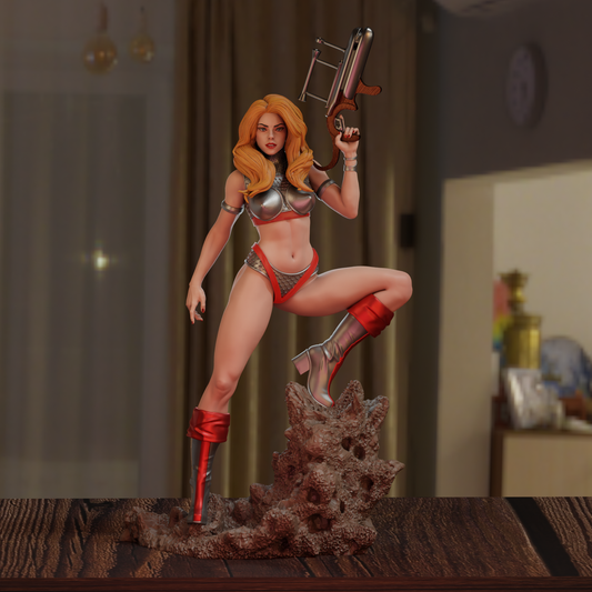 Barbarella - 3D Printed Model Kit 1:6 scale