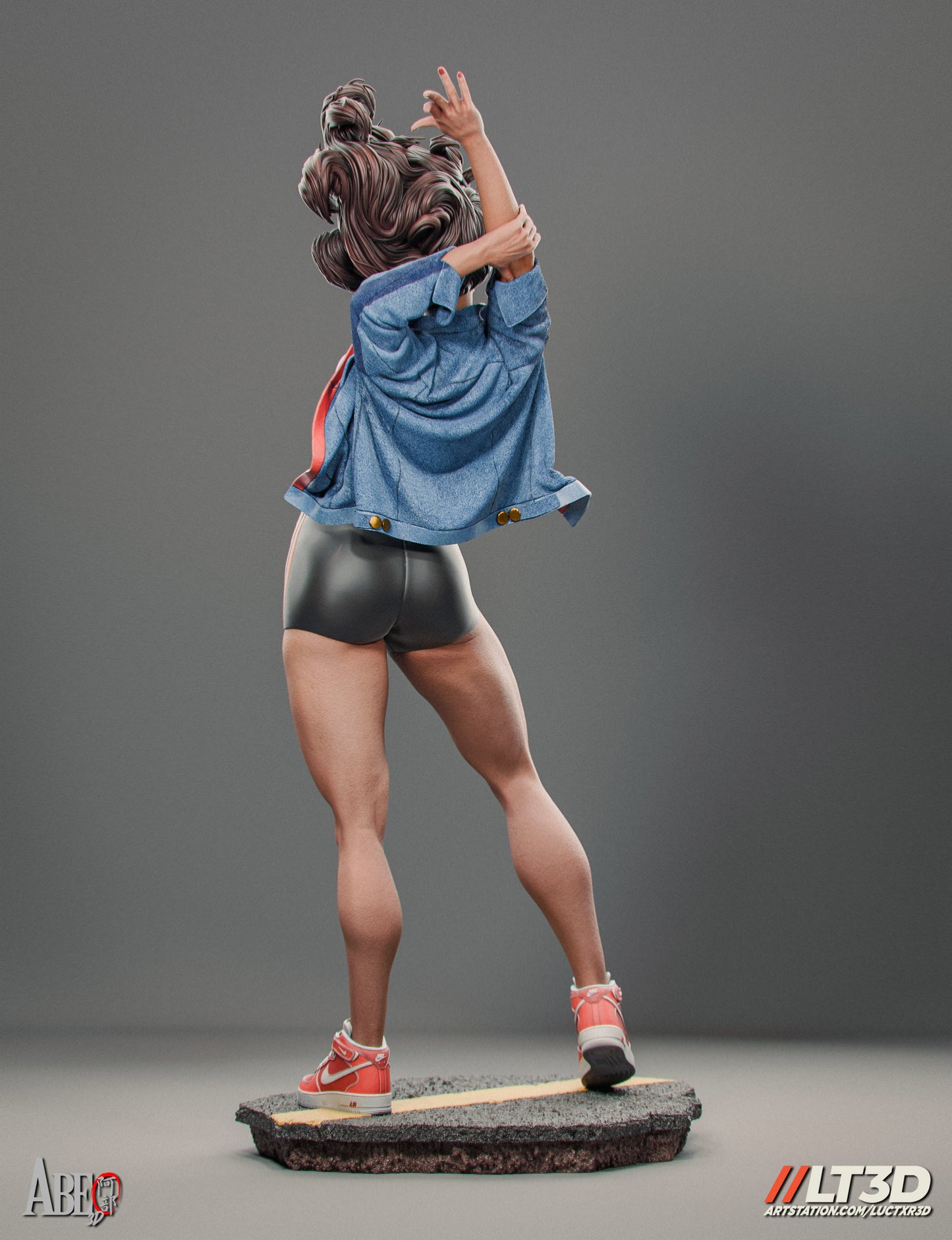 America Chavez 3d Printed Statue Model Kit 4 and 6 scale