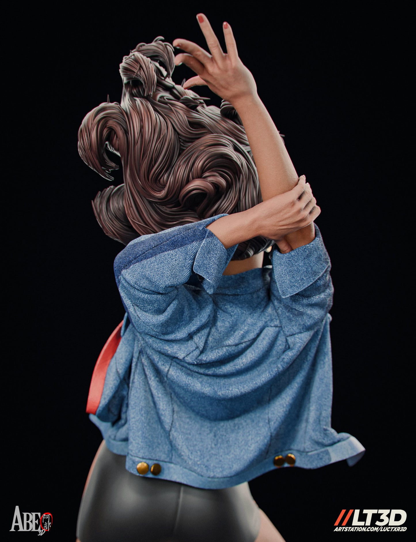 America Chavez 3d Printed Statue Model Kit 4 and 6 scale