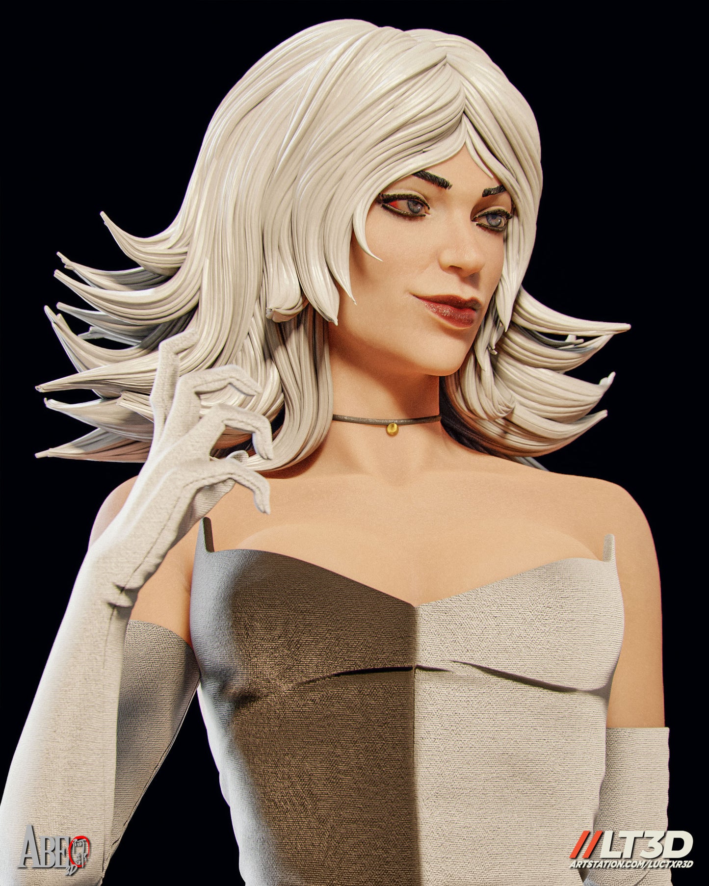 Black Cat Hell Fire - 4 Scale 6 Scale 3D Printed Model kit