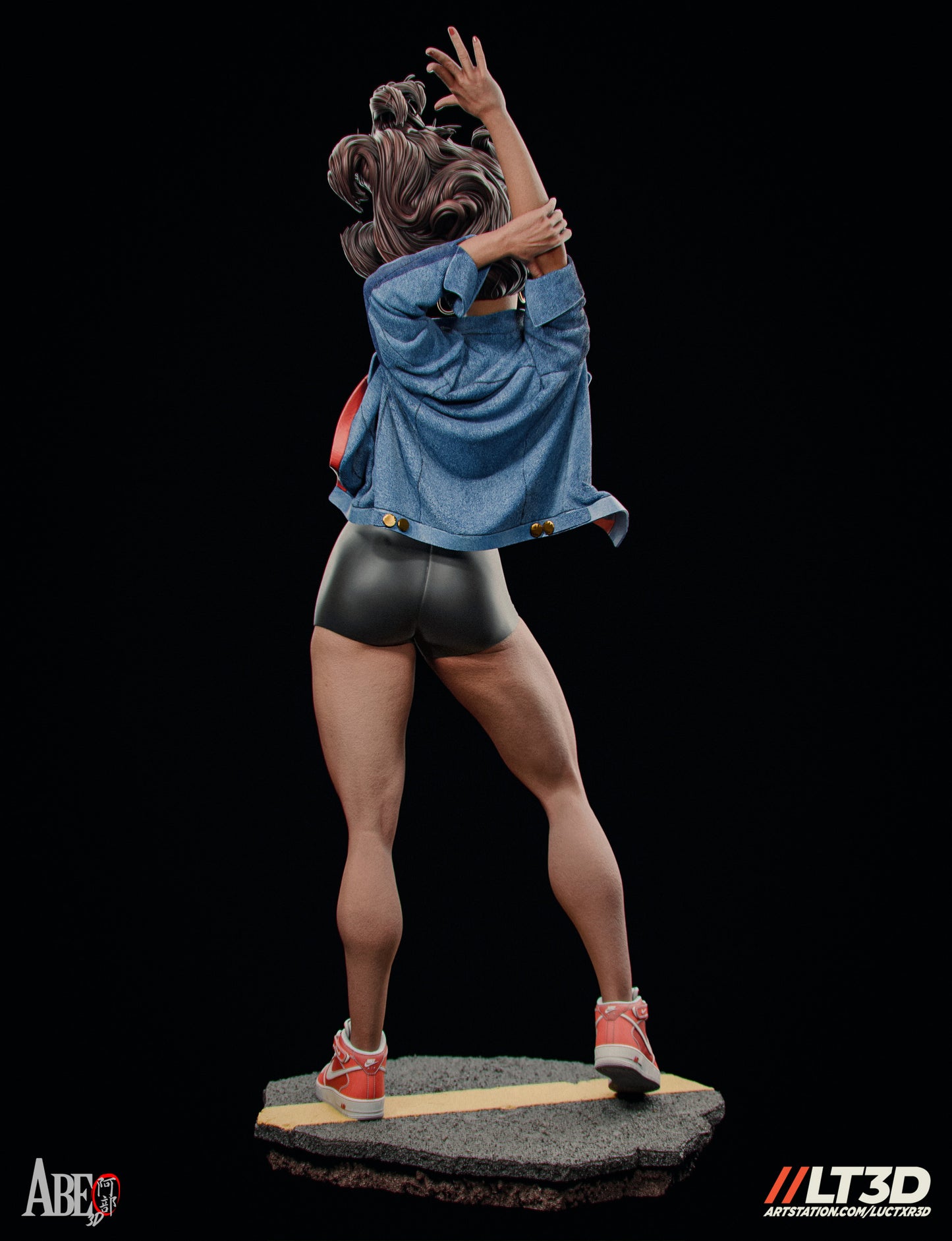 America Chavez 3d Printed Statue Model Kit 4 and 6 scale