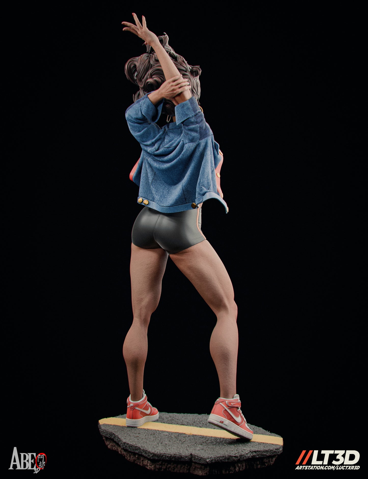 America Chavez 3d Printed Statue Model Kit 4 and 6 scale