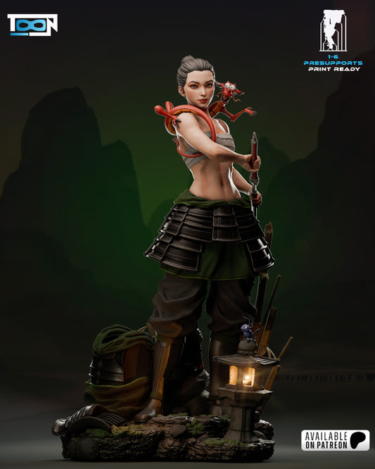 Mulan - Fan Art - 3D Print Kit
