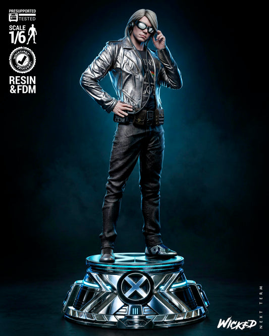 Quicksilver (Peter Maximoff) Sculpt -3d Printed Model Kit - Fan Art