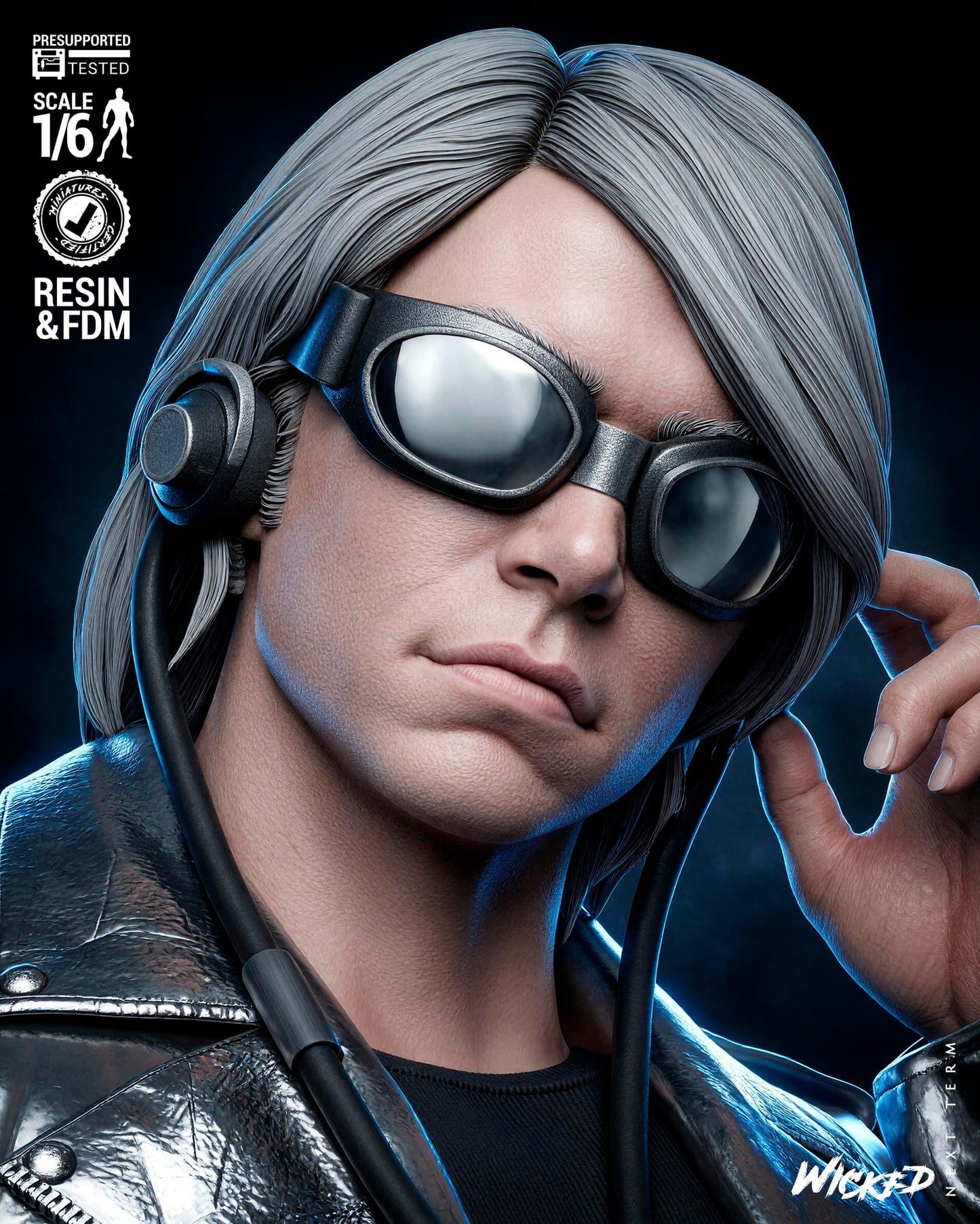 Quicksilver (Peter Maximoff) Sculpt -3d Printed Model Kit - Fan Art