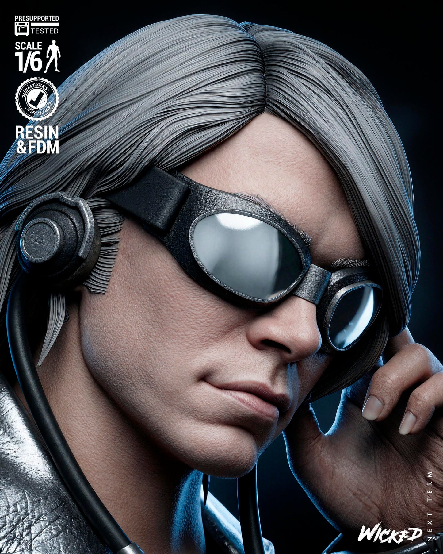 Quicksilver (Peter Maximoff) Sculpt -3d Printed Model Kit - Fan Art