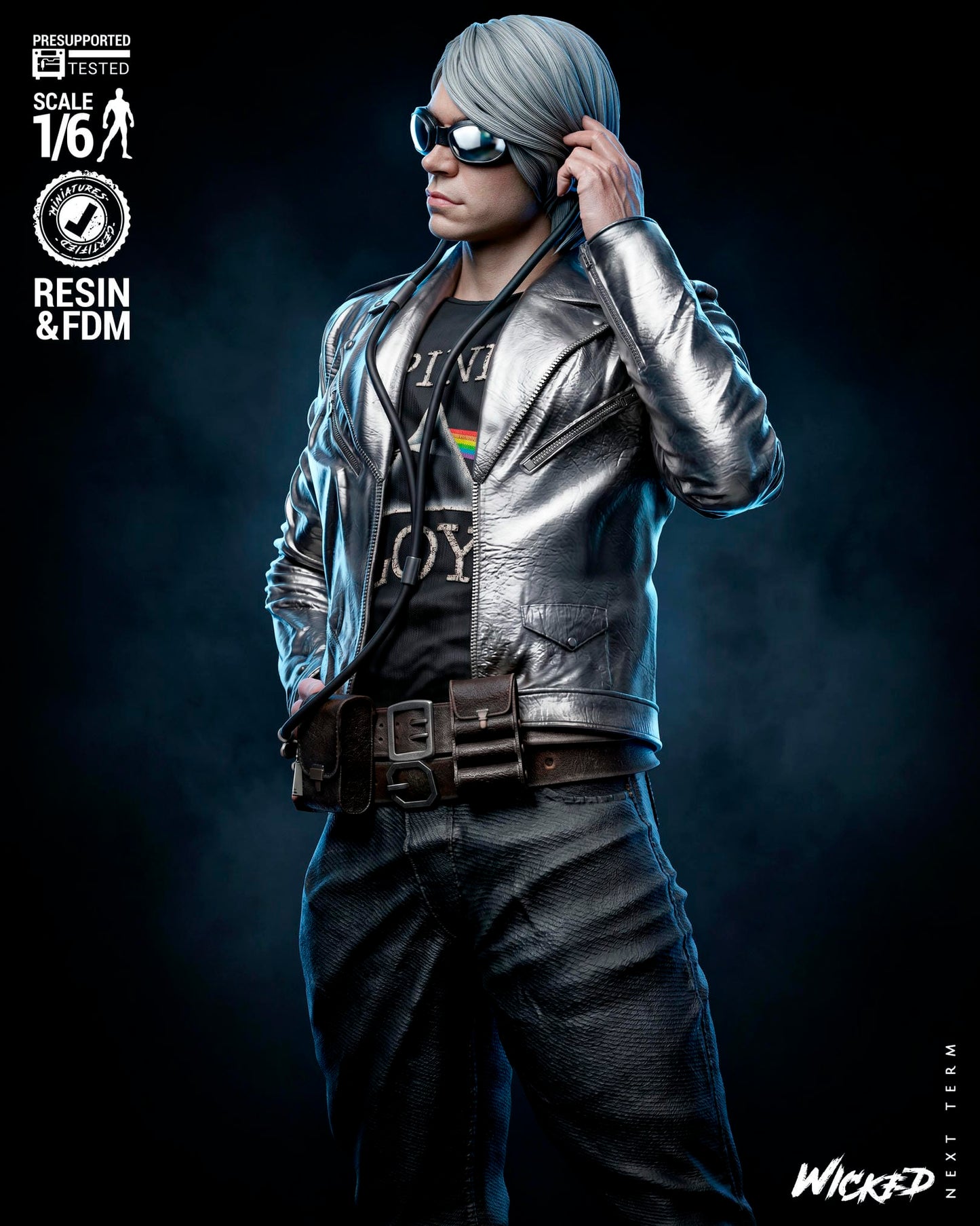 Quicksilver (Peter Maximoff) Sculpt -3d Printed Model Kit - Fan Art