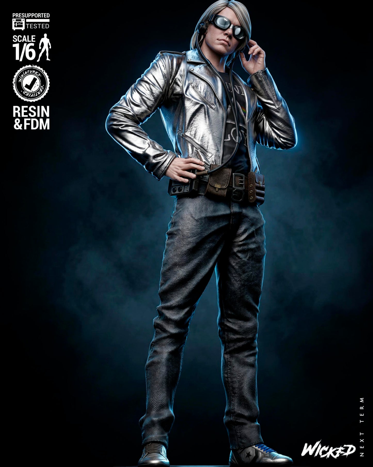 Quicksilver (Peter Maximoff) Sculpt -3d Printed Model Kit - Fan Art