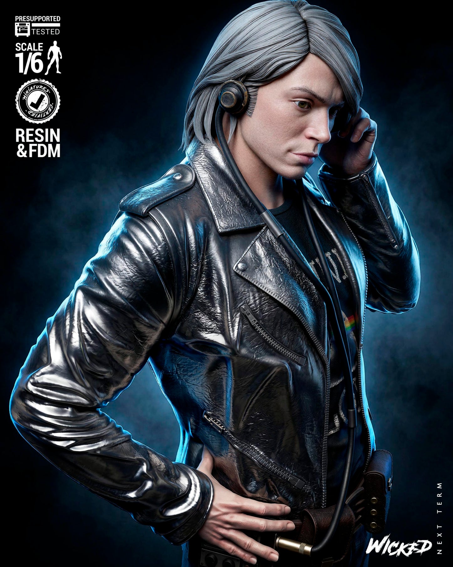 Quicksilver (Peter Maximoff) Sculpt -3d Printed Model Kit - Fan Art