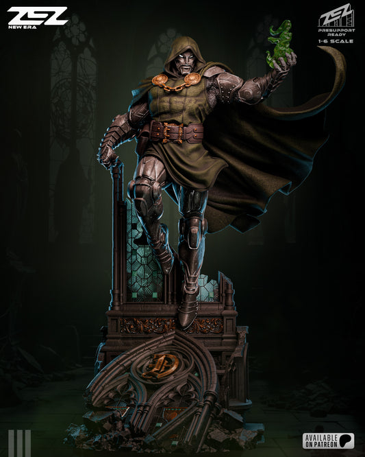 Dr Doom (ZEZ) - 3D Printed Fan Art Model Kit