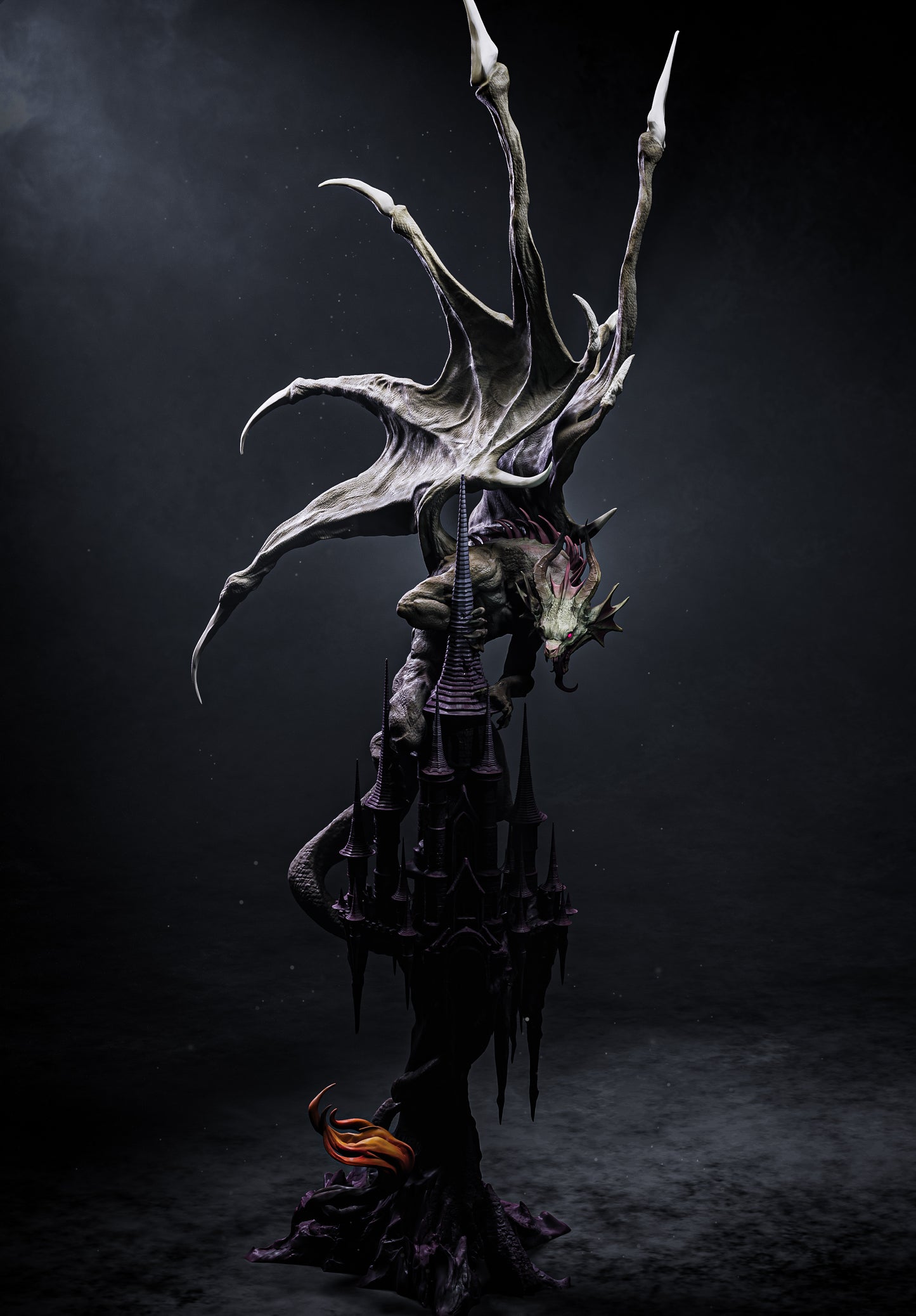 Mysterious Dragon - 3D Printed Model Kit - 1:6 scale (Original)