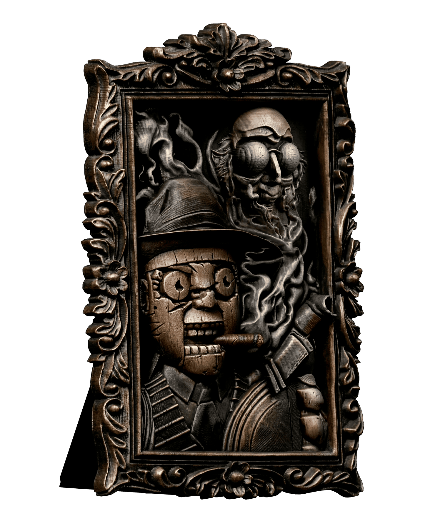 Scarface and Ventriloquist - Portrait - 3D Model Kit - Fan Art