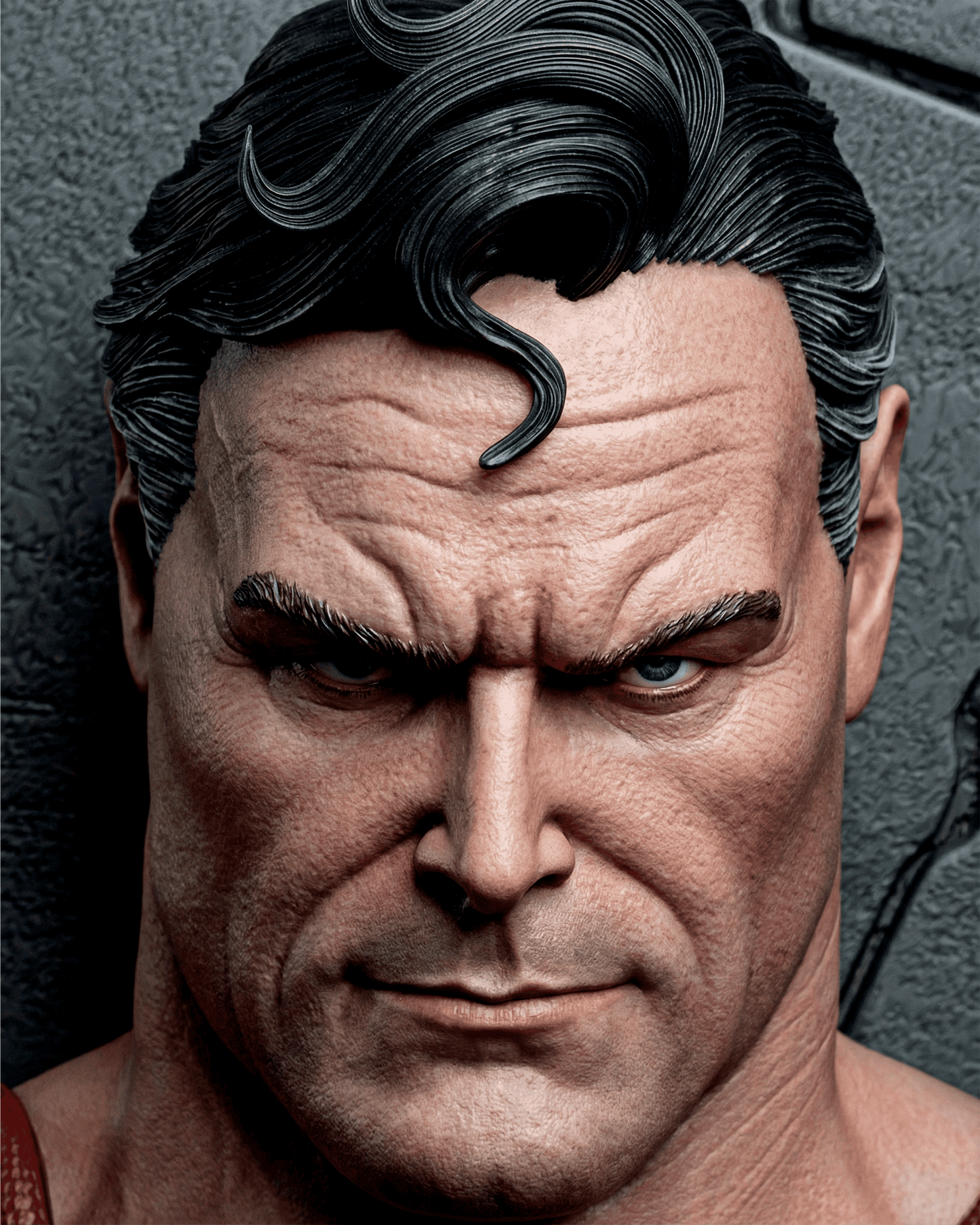 Superman Kingdom Come - Portrait Bust - 4 or 8 scale - 3D Model Kit - Fan Art