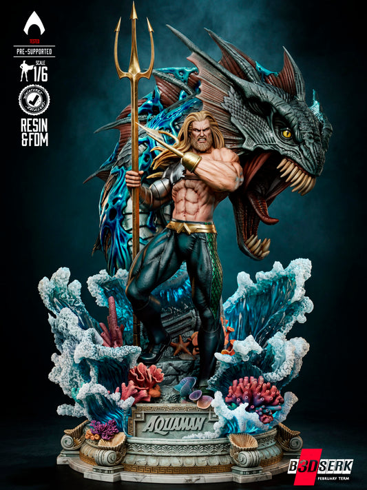 Aquaman - Sculpt - 6 or 12 scale - 3D Model Kit - Fan Art
