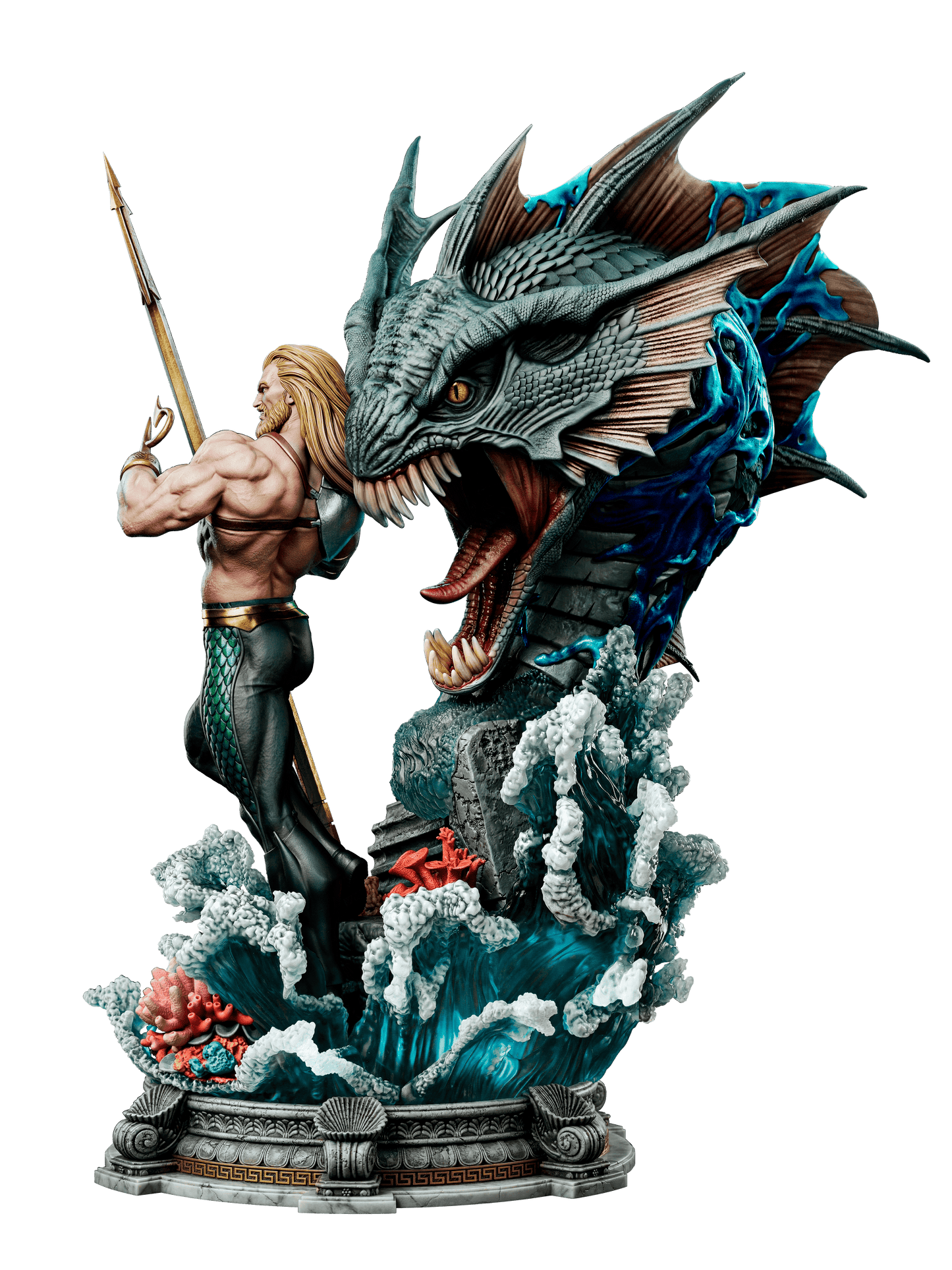 Aquaman - Sculpt - 6 or 12 scale - 3D Model Kit - Fan Art