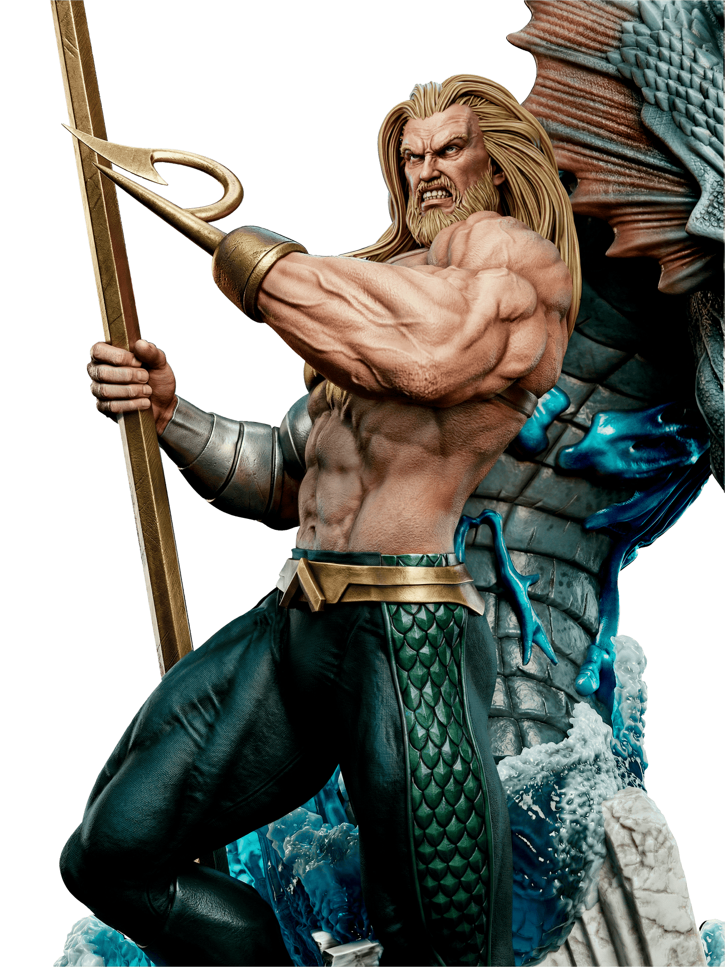 Aquaman - Sculpt - 6 or 12 scale - 3D Model Kit - Fan Art