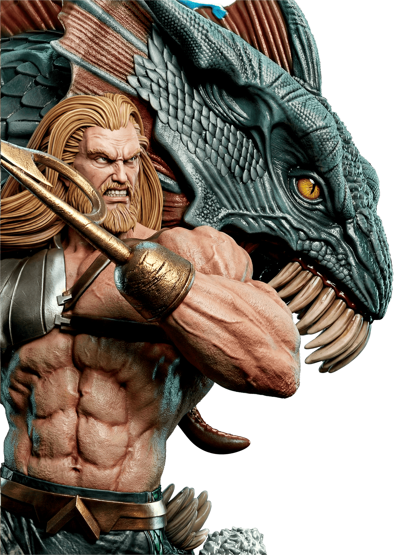 Aquaman - Sculpt - 6 or 12 scale - 3D Model Kit - Fan Art