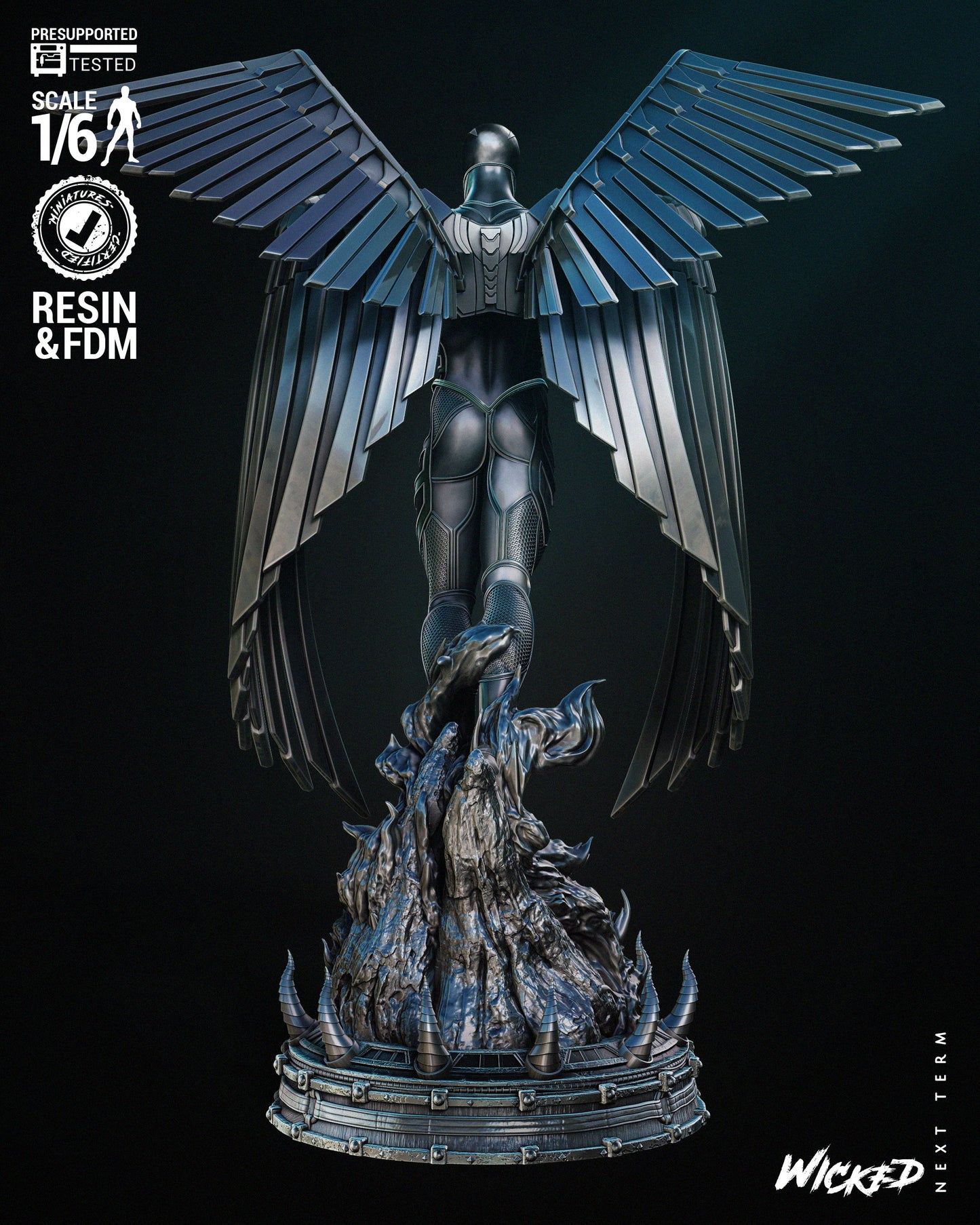 Archangel (Fan Art) - 6 or 12 scale (457mm or 228mm) - 3D Print kit