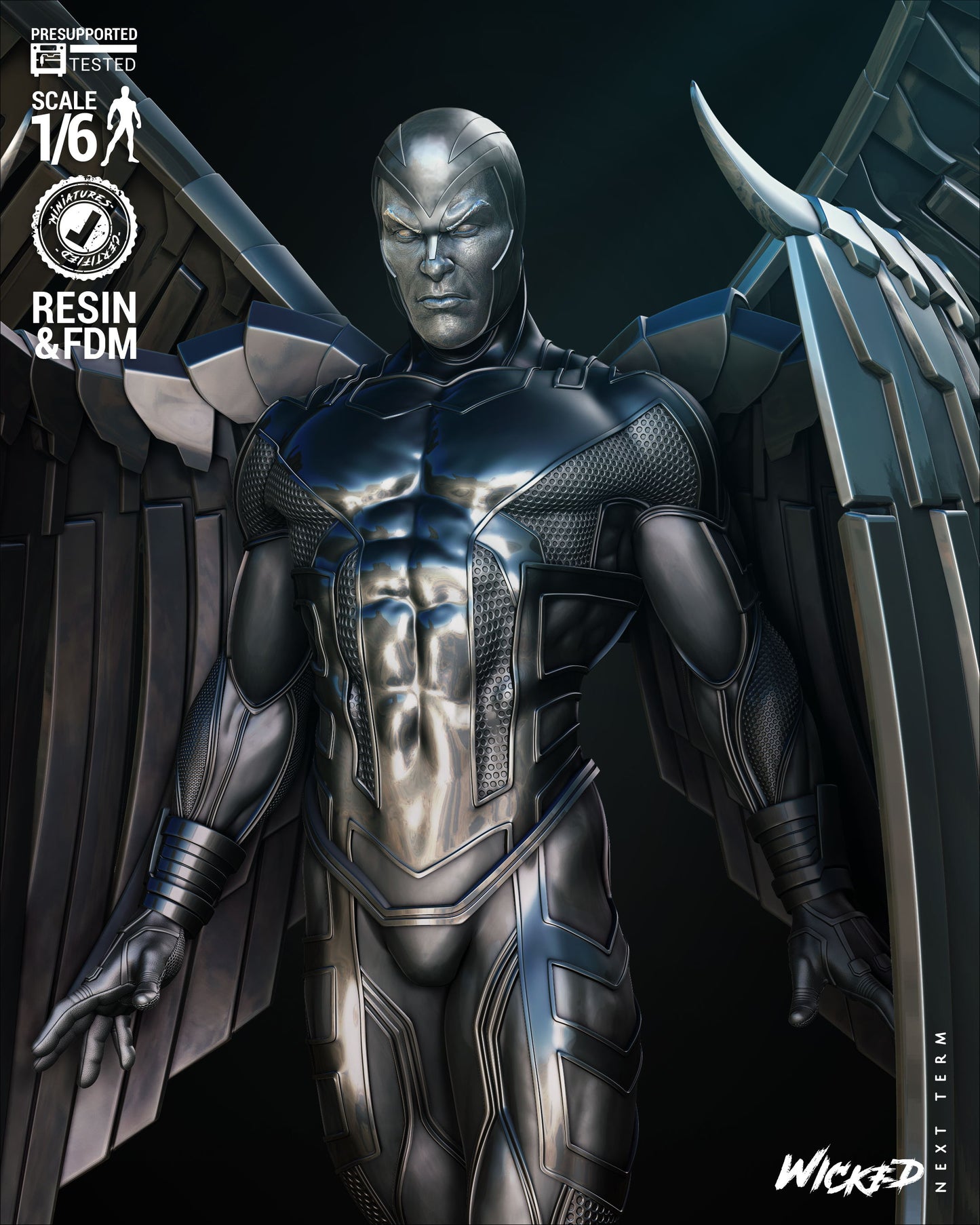 Archangel (Fan Art) - 6 or 12 scale (457mm or 228mm) - 3D Print kit
