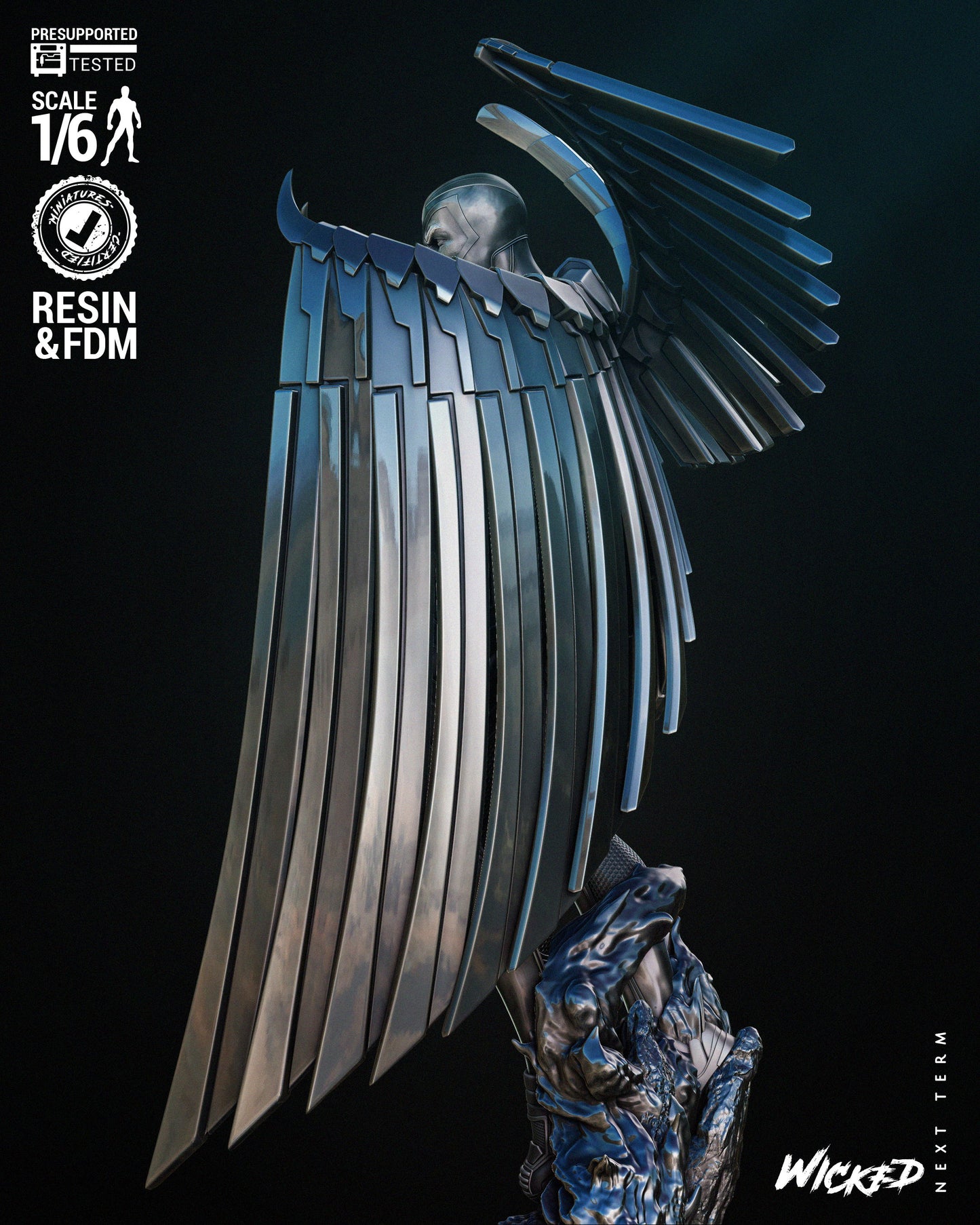 Archangel (Fan Art) - 6 or 12 scale (457mm or 228mm) - 3D Print kit