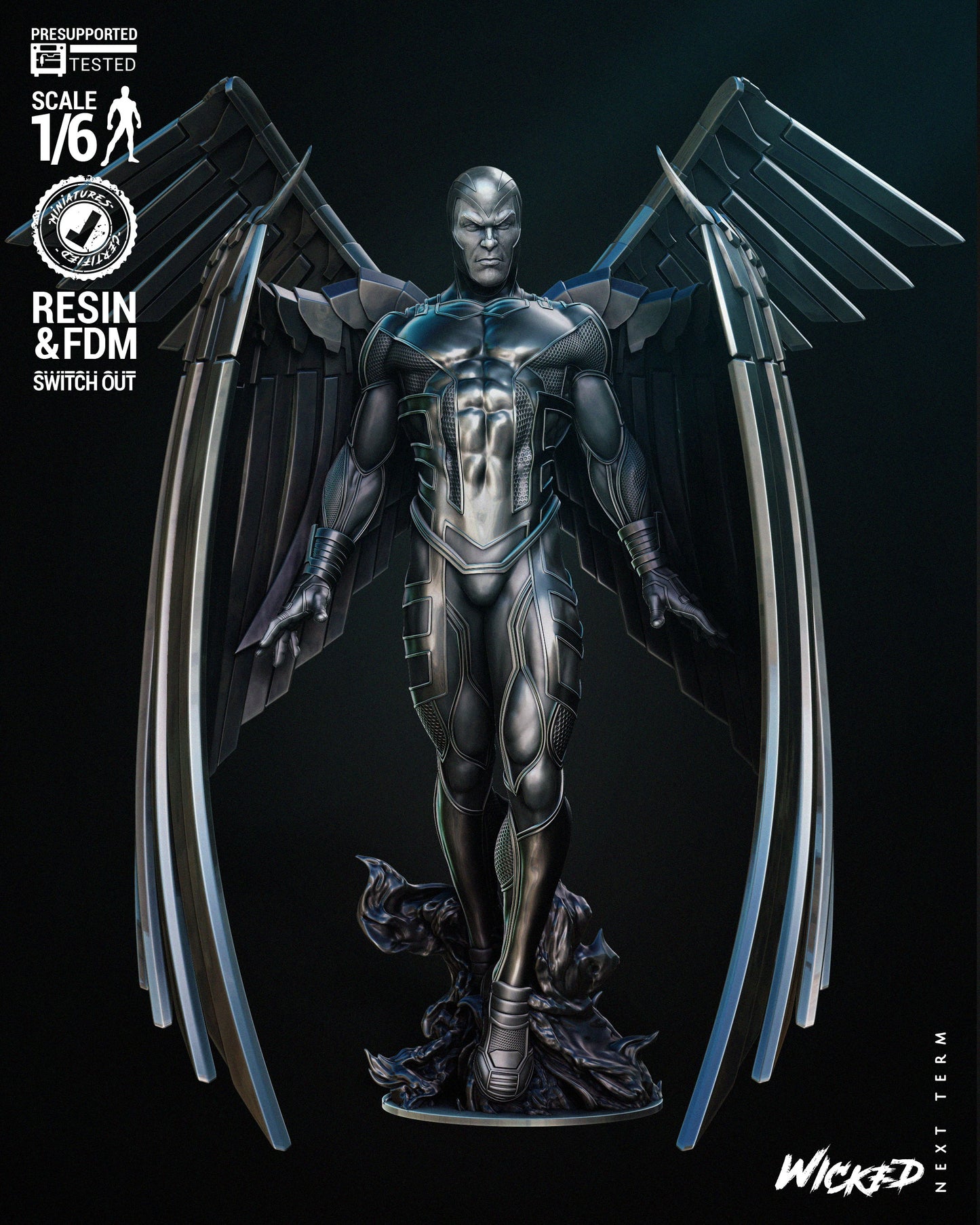 Archangel (Fan Art) - 6 or 12 scale (457mm or 228mm) - 3D Print kit