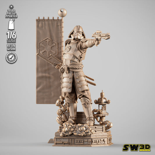 Stormtrooper Samurai (Star Wars) - Fan Art - 3D Print Model Kit