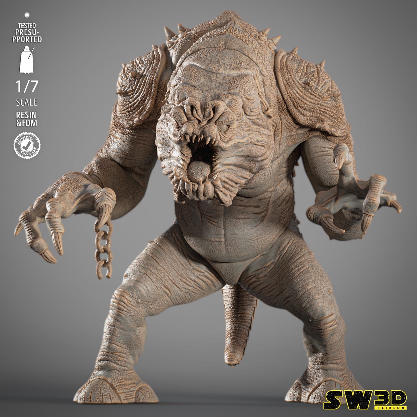 Rancor Sculpt (Star Wars) - Fan Art - 3D Print Model Kit