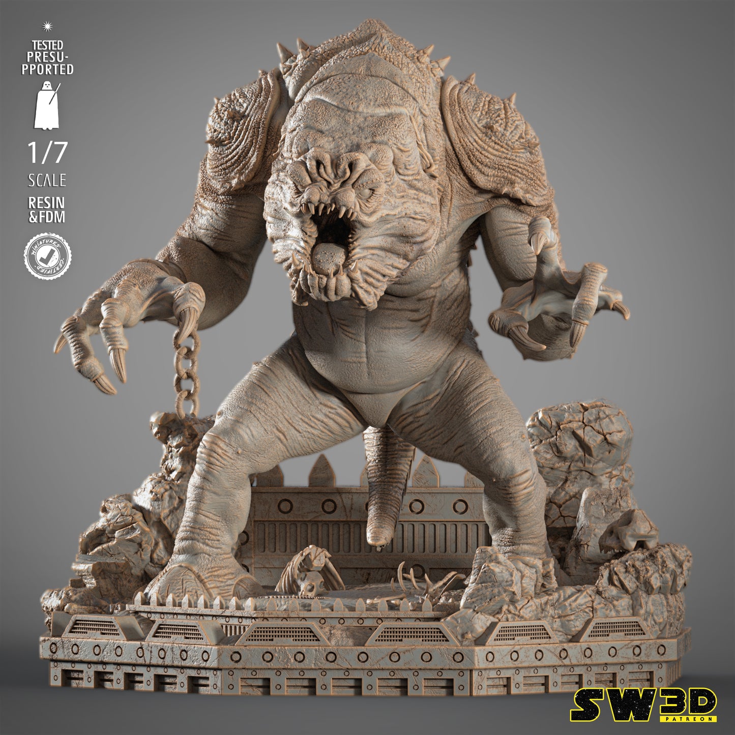 Rancor Sculpt (Star Wars) - Fan Art - 3D Print Model Kit