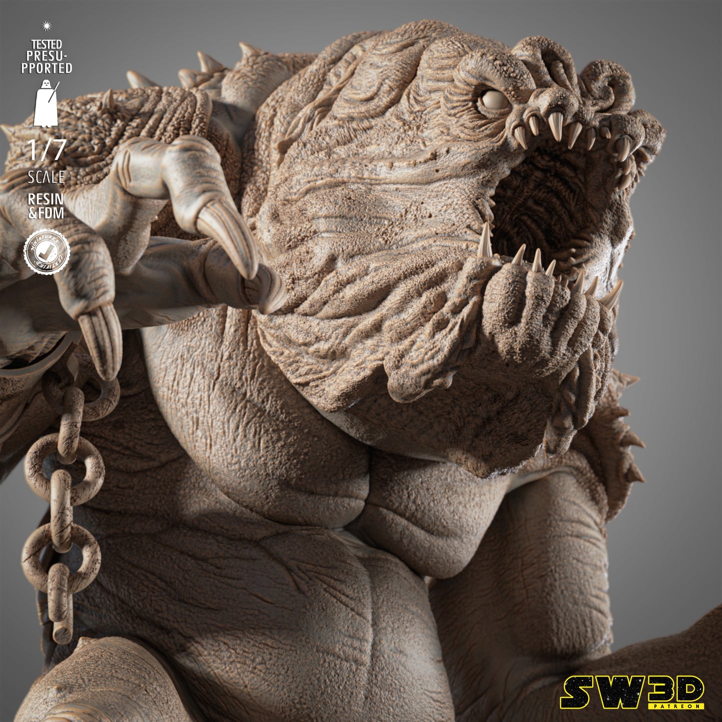 Rancor Sculpt (Star Wars) - Fan Art - 3D Print Model Kit
