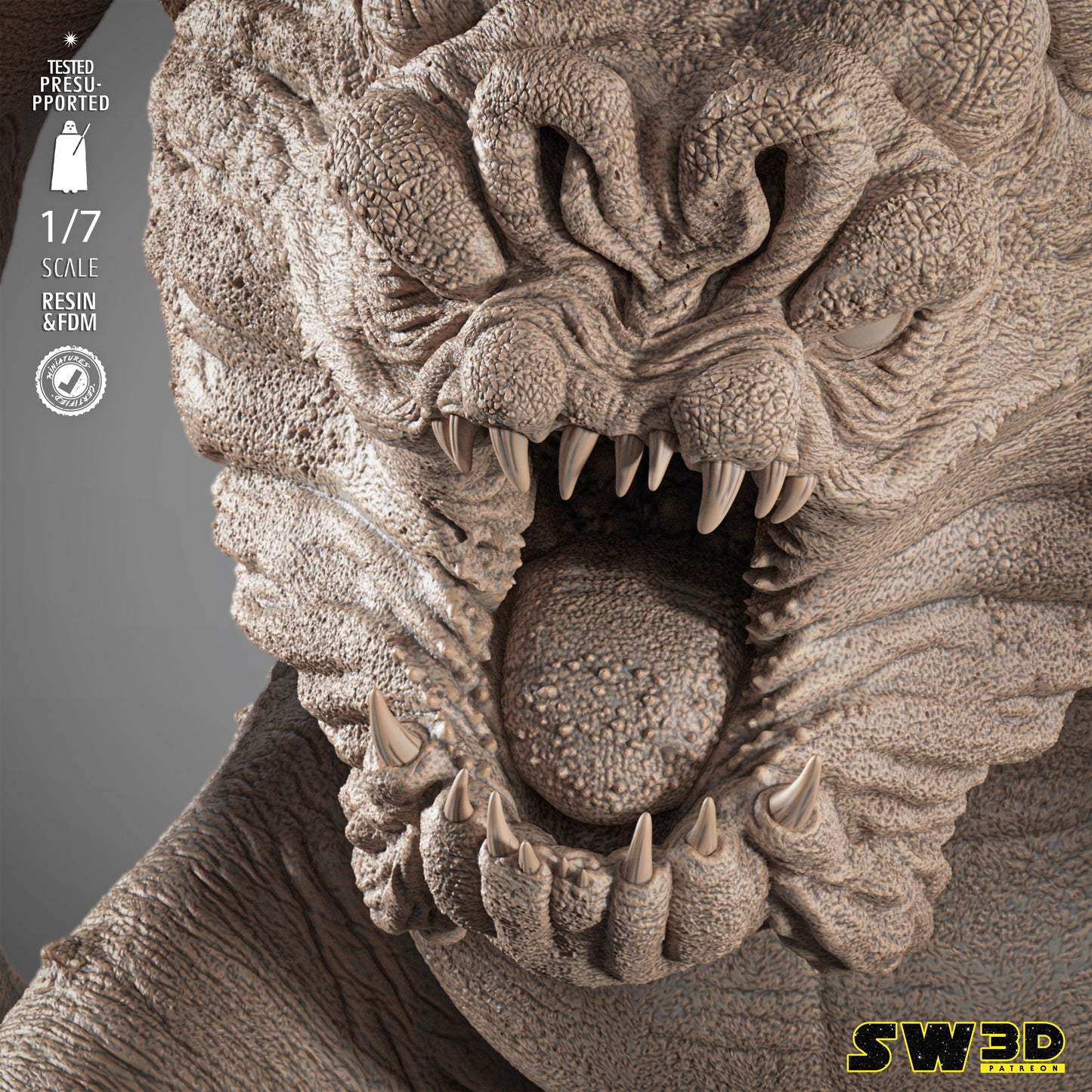 Rancor Sculpt (Star Wars) - Fan Art - 3D Print Model Kit