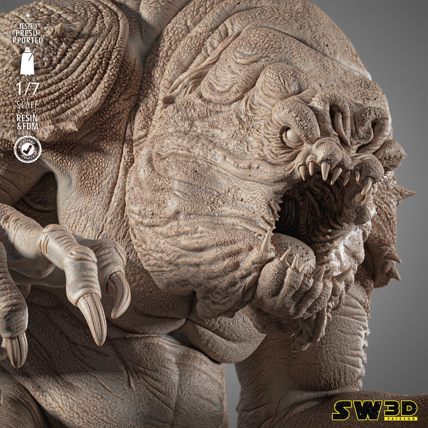Rancor Sculpt (Star Wars) - Fan Art - 3D Print Model Kit