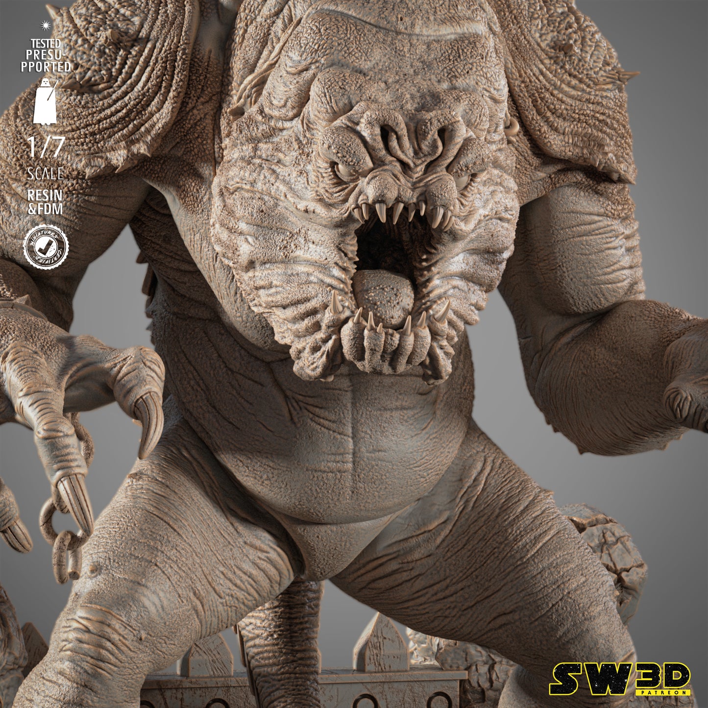 Rancor Sculpt (Star Wars) - Fan Art - 3D Print Model Kit