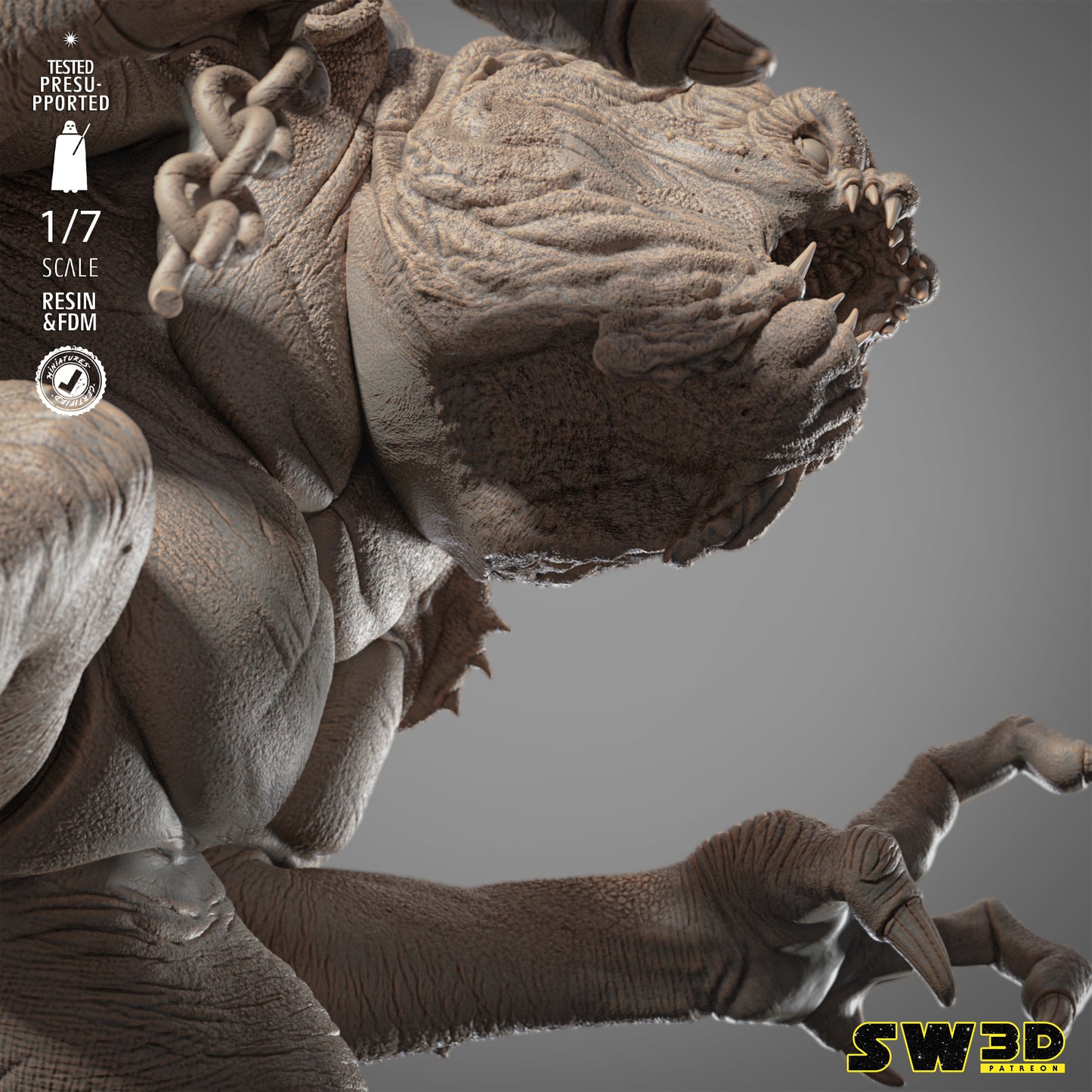Rancor Sculpt (Star Wars) - Fan Art - 3D Print Model Kit