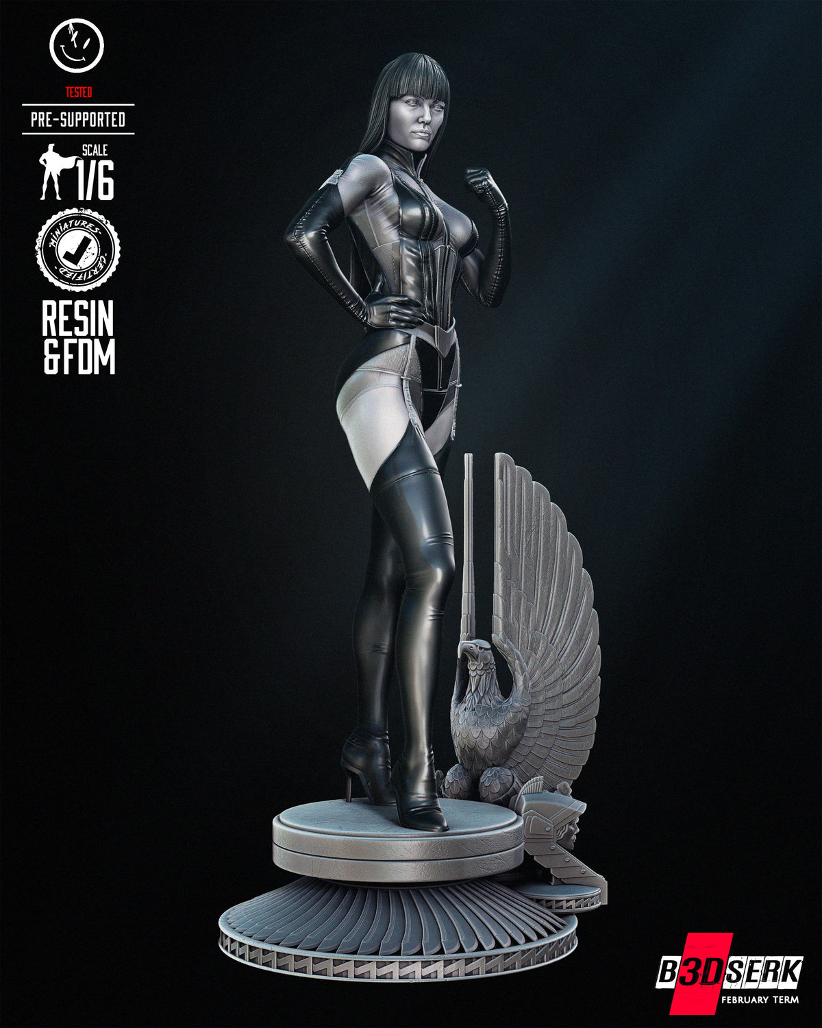 Silk Spectre (Fan Art) - 6 or 12 scale - 3D Print kit