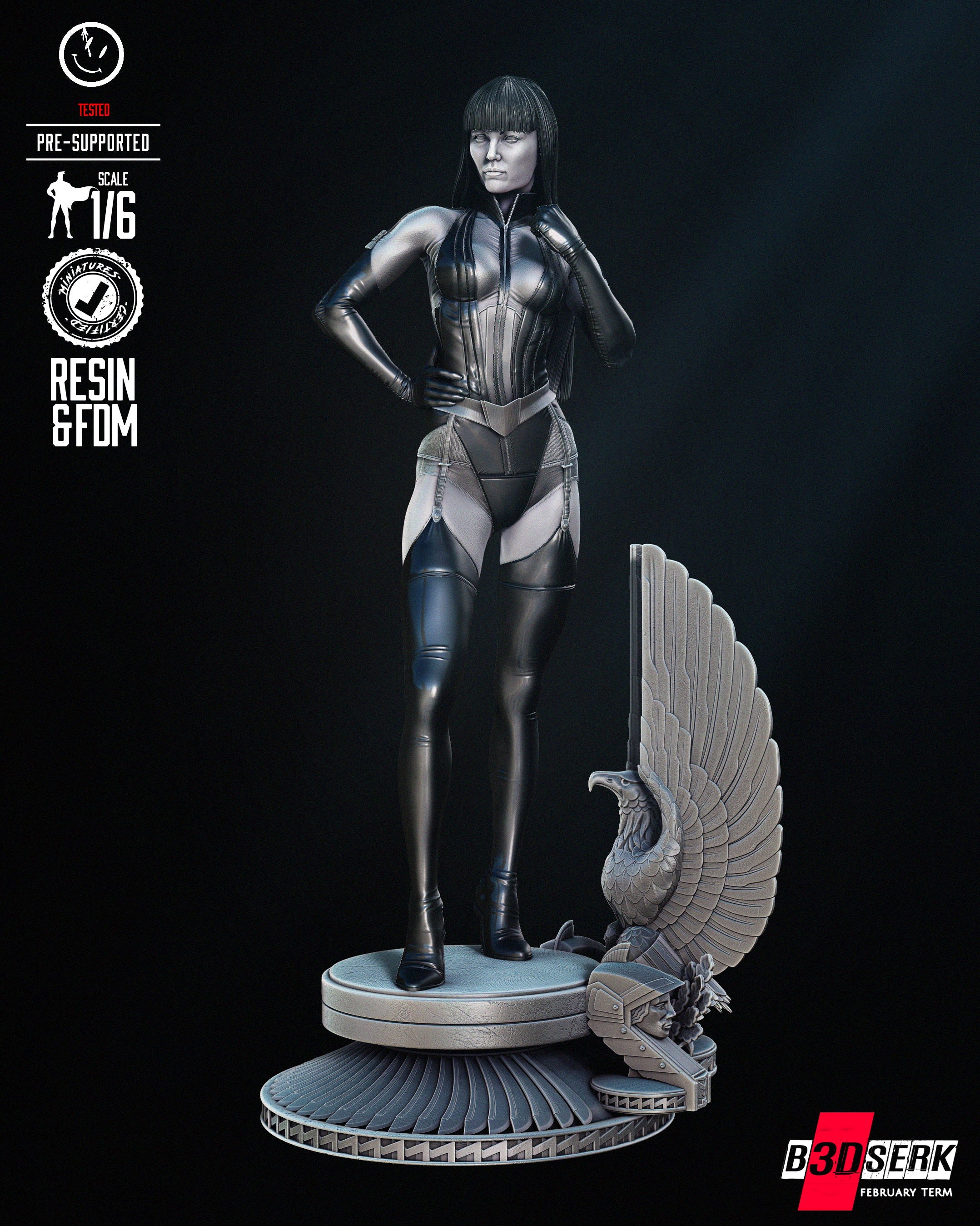 Silk Spectre (Fan Art) - 6 or 12 scale - 3D Print kit