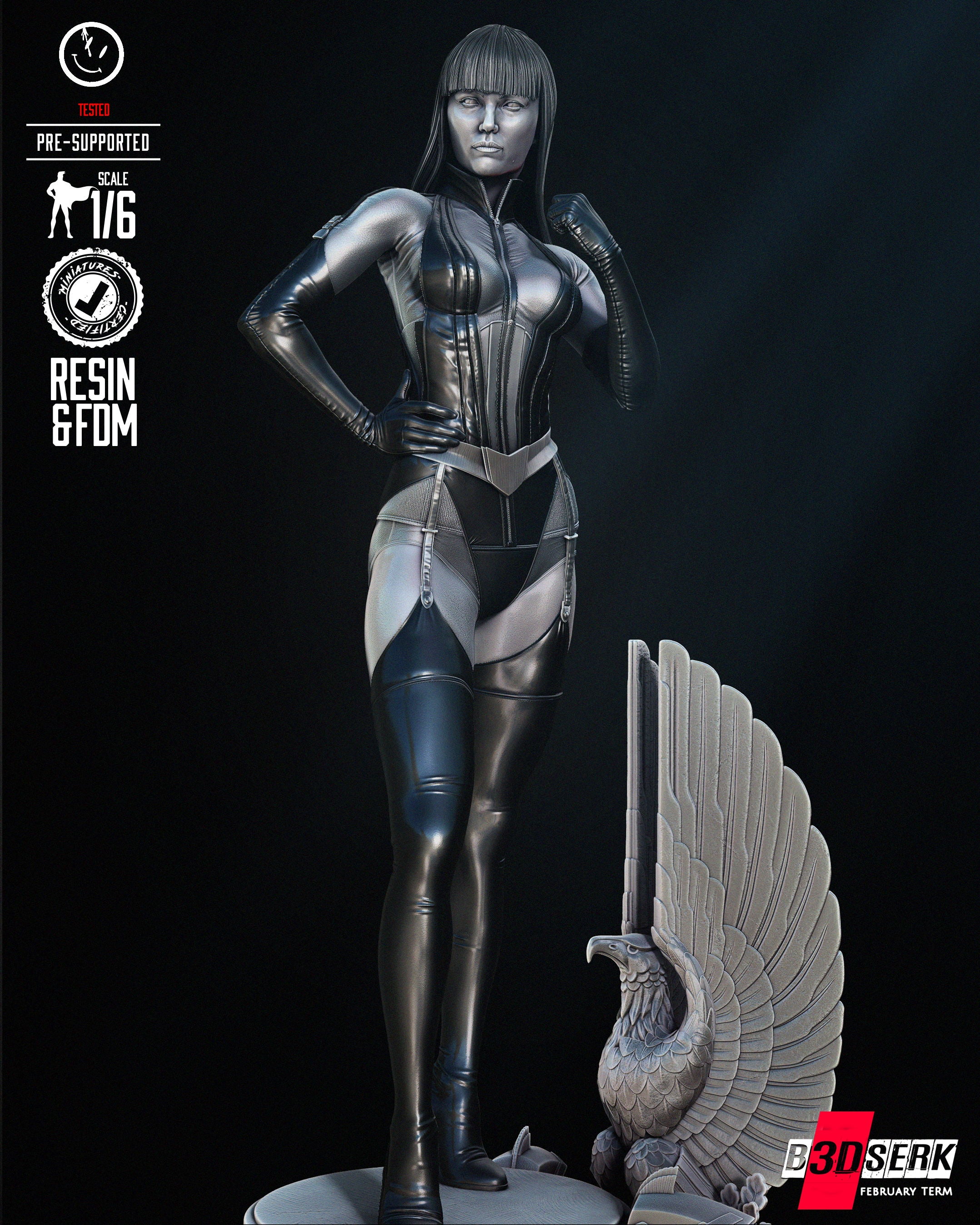 Silk Spectre (Fan Art) - 6 or 12 scale - 3D Print kit