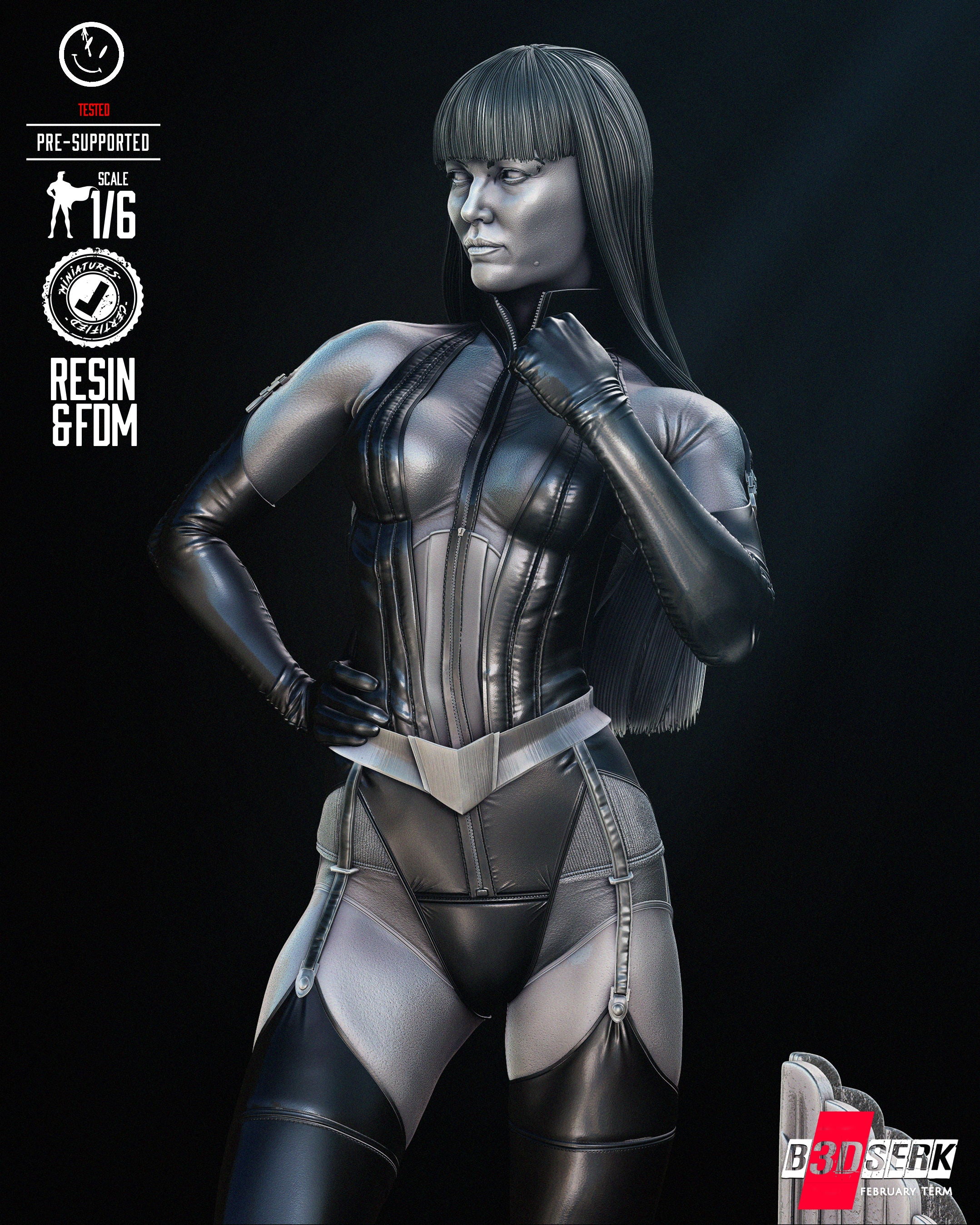 Silk Spectre (Fan Art) - 6 or 12 scale - 3D Print kit