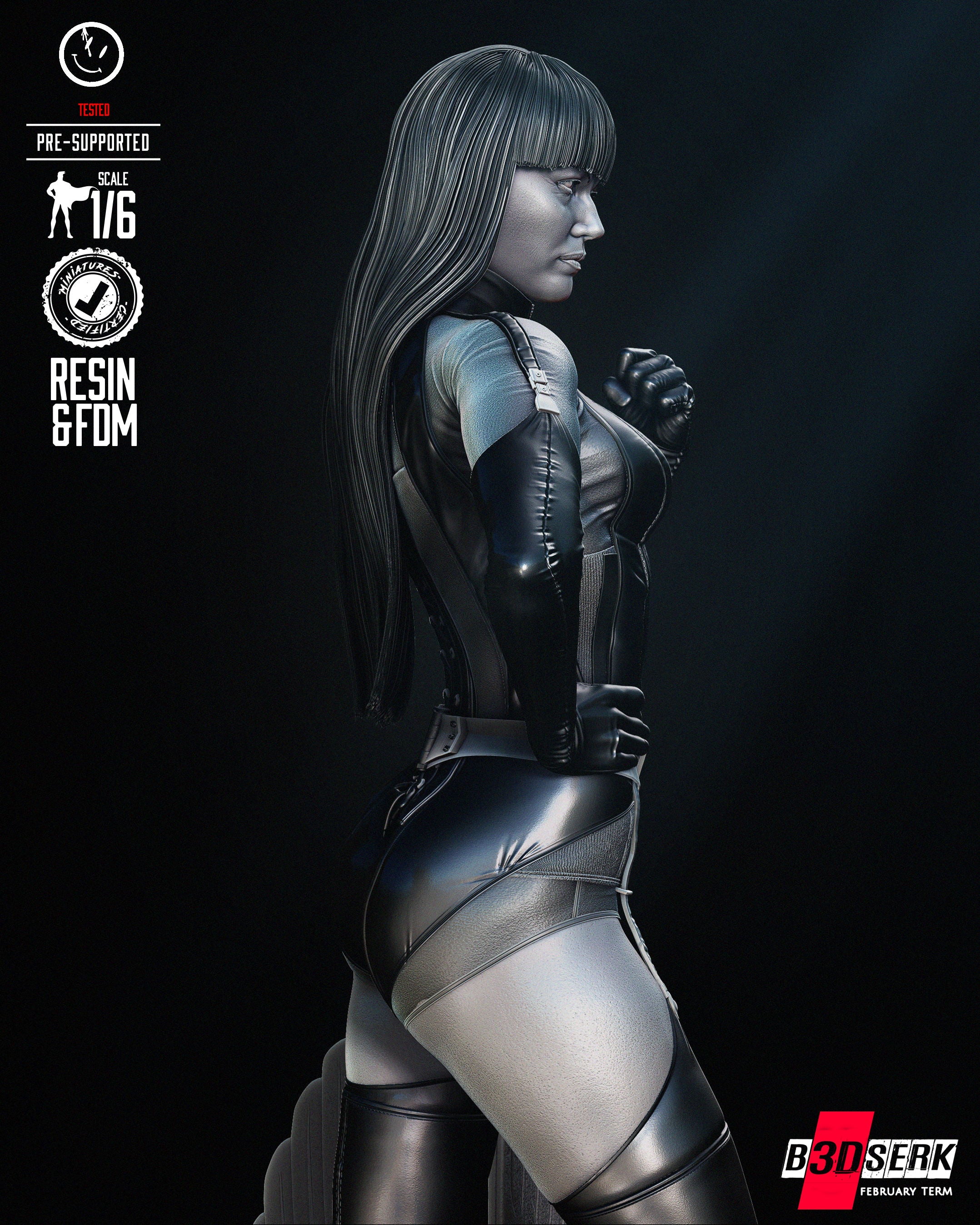 Silk Spectre (Fan Art) - 6 or 12 scale - 3D Print kit