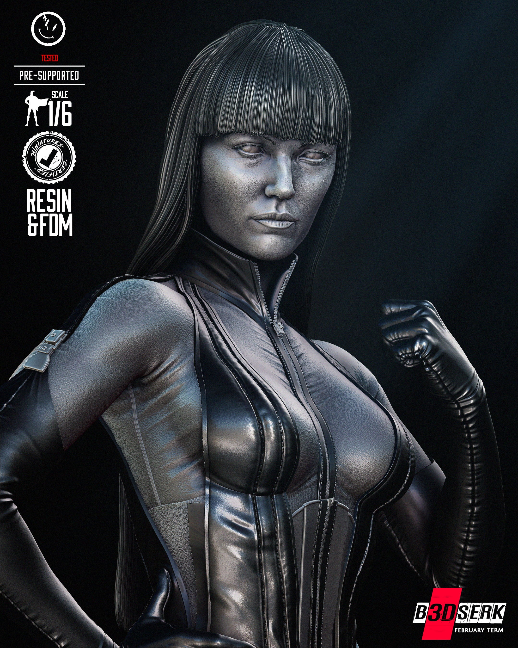 Silk Spectre (Fan Art) - 6 or 12 scale - 3D Print kit