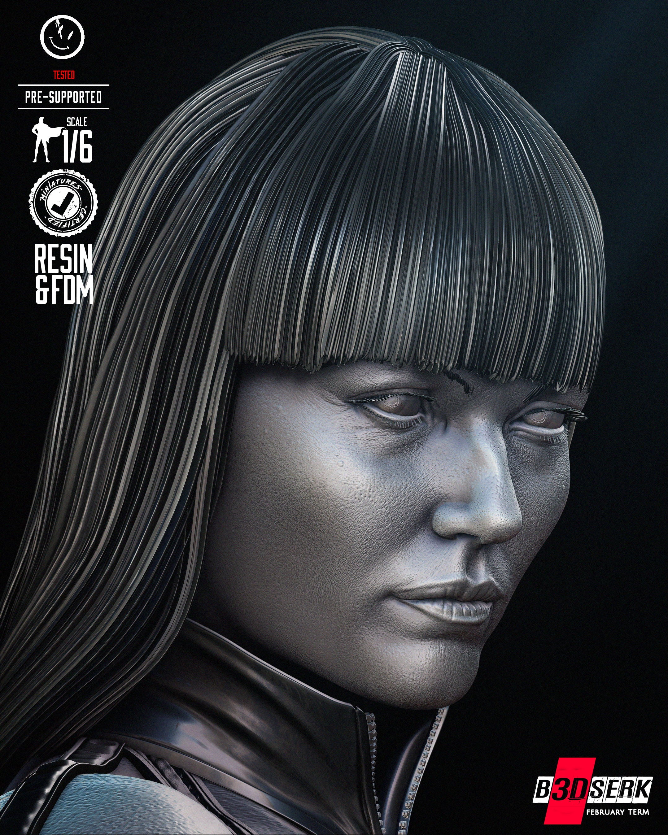 Silk Spectre (Fan Art) - 6 or 12 scale - 3D Print kit