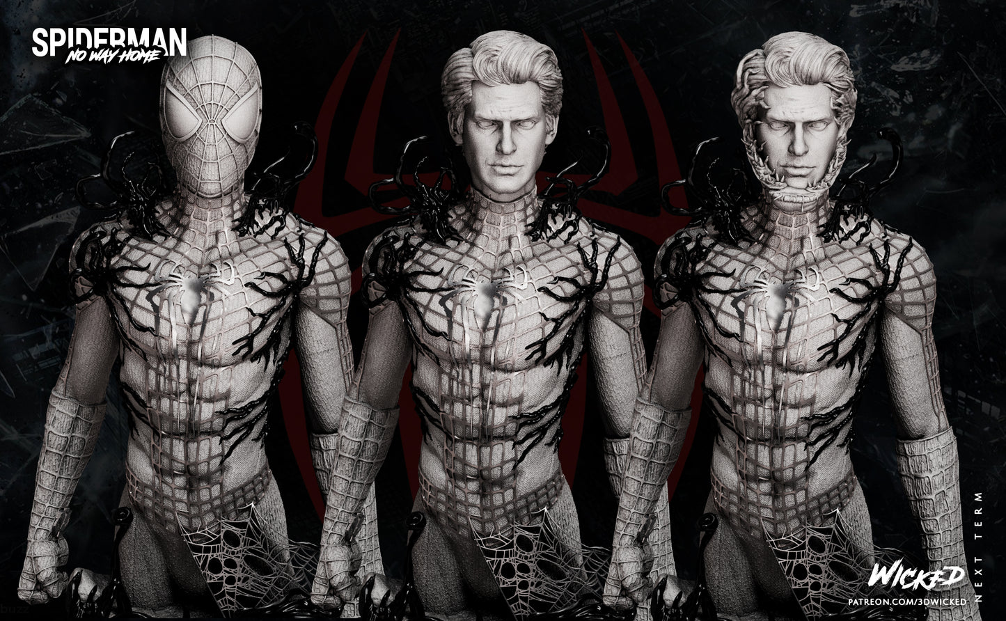 Spiderman (Andrew Garfield) Fan Art Bust - 4 or 8 scale (260mm or 130mm) - 3D Print