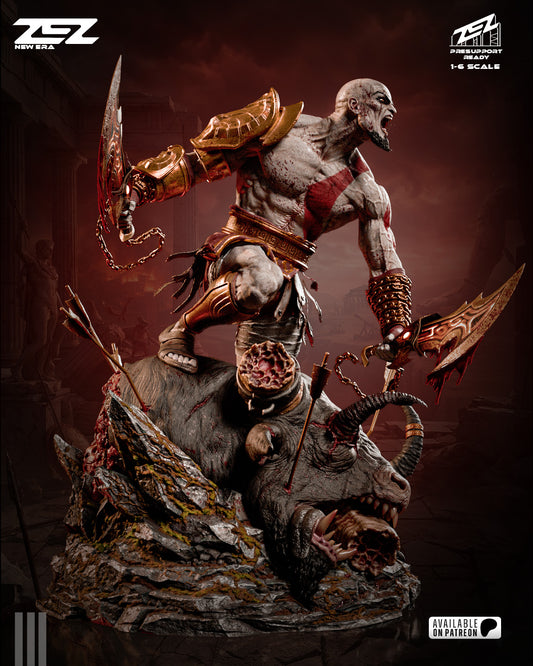 Kratos (ZEZ) - 3D Printed Fan Art Model Kit