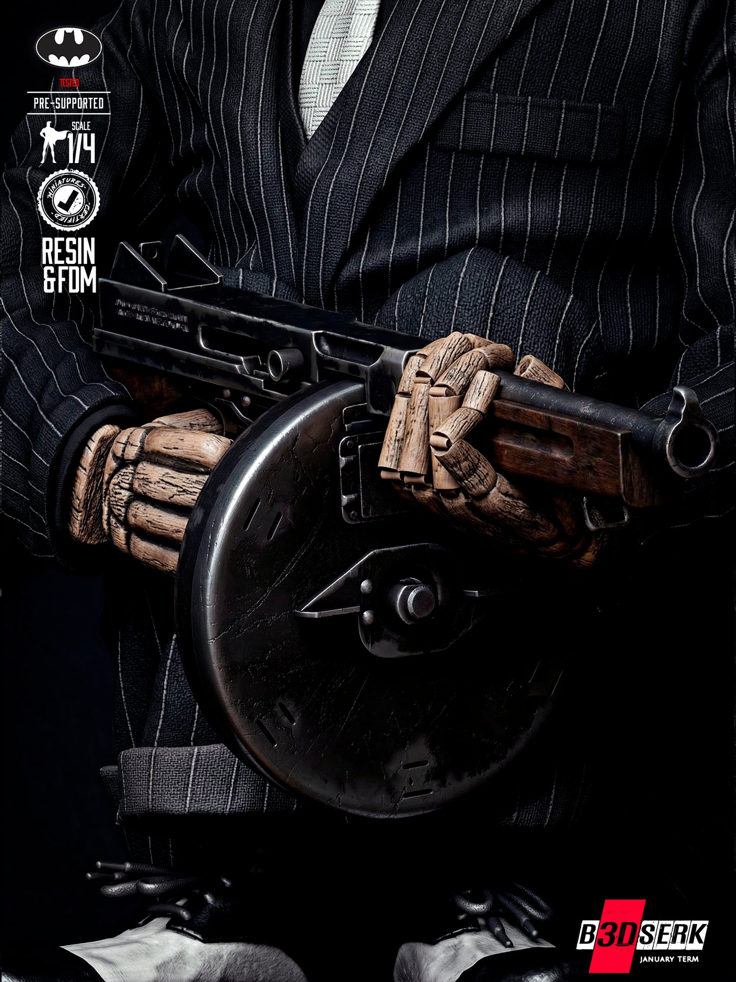 Scarface and Ventriloquist - Bust- 3D Model Kit - Fan Art