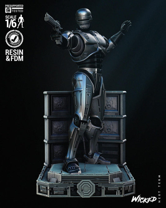 Robocop Sculpt -3d Printed Model Kit - Fan Art